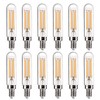 FLSNT 60W Equivalent Candelabra LED Light Bulbs, Dimmable T6/T25 LED