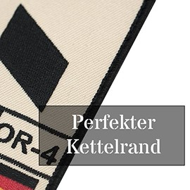 Café Viereck ® Corporal Bundeswehr Rank Patch with Rank - Embroidered with Velcro - 9.8 cm x 5.6 cm - Sand - Right Side