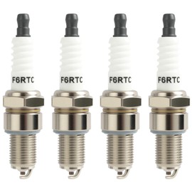 4 Pcs F6RTC Spark Plug Replacement for Lawn Mowers, Snow Blowers, Automobiles, Spark Plug for Torch Compatible with Bosch WR6DC WR7DC2 Champion 415 Denso T02 MTD 951-1029 Improved Engine Performance