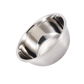 Aleissi | Bowl, Ensaladera, Tazón de Acero Inoxidable Mediano de 28cm X 11.5cm, Ideal para Ensaladas, Mezclar y Batir