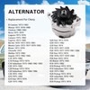 Alternator High Output 105Amp 1-Wire 10SI Self-Exciting Replacement For SBC
