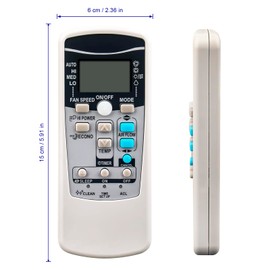 VINABTY New RKW502A200A Remote Control Replacement fit for ﻿MITSUBISHI Air Conditioner RKW502A200A Remote Controller