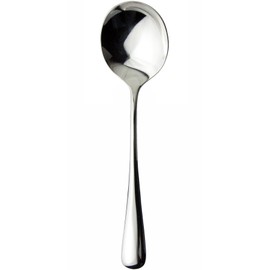 Nagao TOWA Soup Spoon, 6.8 inches (17.4 cm), 18-8 Stainless Steel, Bag Only Made in Japan