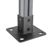 Post Base 6 Pcs, 4 Holes Square Mount for 1-5/8”