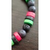 Unbranded Rasta Reggae Colors Bead Lion Head Stretch Bracelet Jewelry