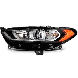 GDSMOTU Headlight Assembly Fit 2013-2016 for Ford Fusion 4Door Sedan, Headlights with Lens clear