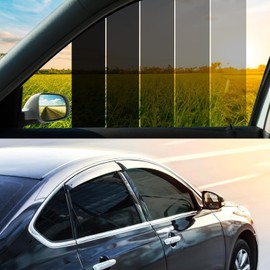 Vepagoo 15% VLT Ceramic Car Window Tint Film (40" x 100FT) - Heat & Glare Reduction, Blocks UV & IR Rays, Scratch Resistant, Privacy Car Window Tint Fit for SUV Pickup Trucks