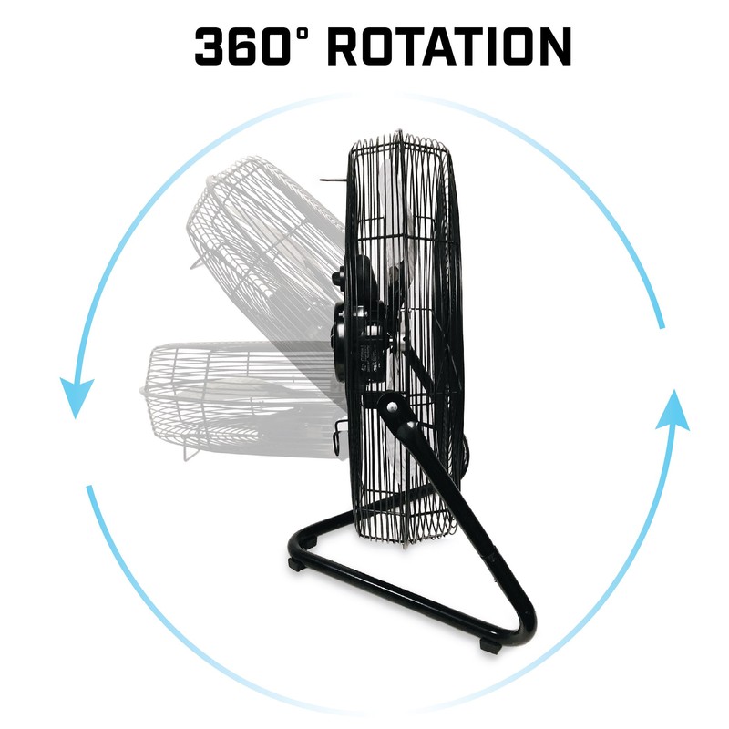 B-Air Firtana 20" High Velocity Electric Garage Floor Fan for
