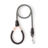 Mile High Life Genuine Leather Wrapped Handle Dog Leash, w