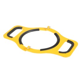 Vestil CYL-M-9 Steel Manual Cylinder Lifter 9 in. Maximum Cylinder Diameter 200 Lb. Capacity Yellow