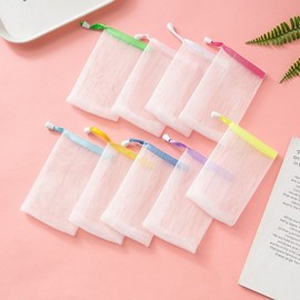 Fine Mesh 4-Layer Soap Saver & Foaming Net (9x16cm) Soap Net 10ea