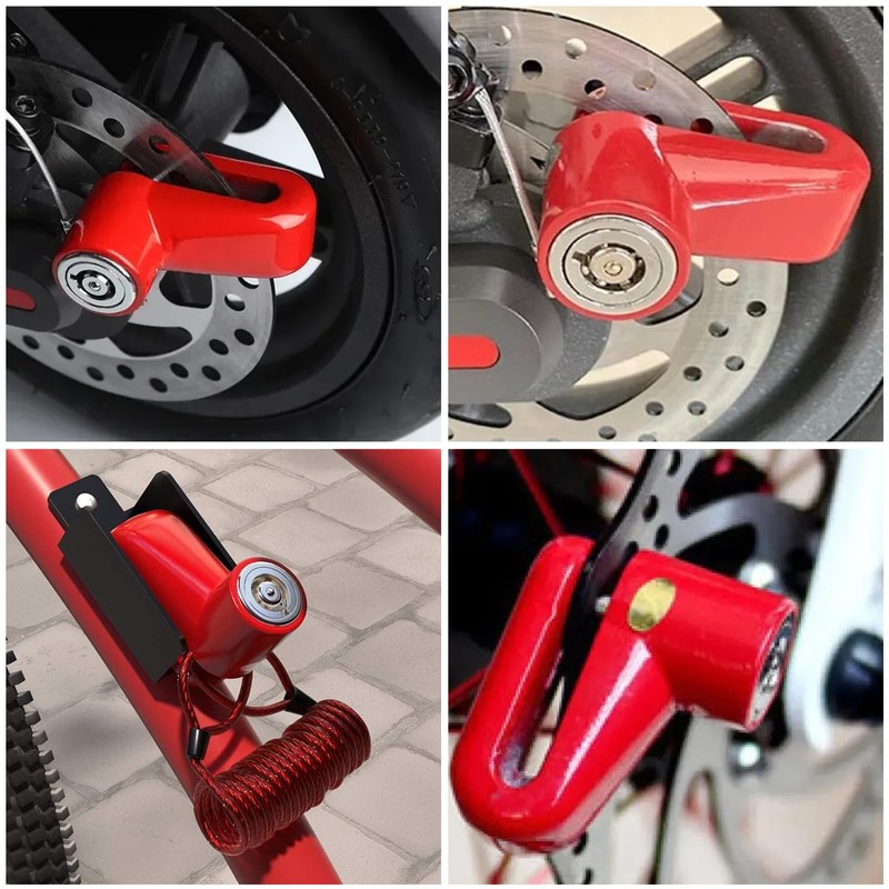 ZenXstore Brake Disc Lock - Strong Bicycle Lock for E-Scooter,