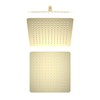 KIBI Cube 12 Inch Ultra Thin Metal Rainfall Shower Head