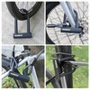 Bike U Lock with 5ft Security Cable 17mm Shackle, Bike