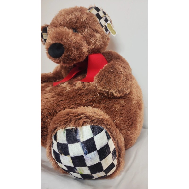 Mackenzie Plush Mac Bear Chair Childs 22" Tall, Brown, Handmade