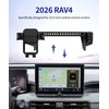 Auto Clamp Car Phone Holder for Toyota RAV4/Hybrid 2026, 10.5"