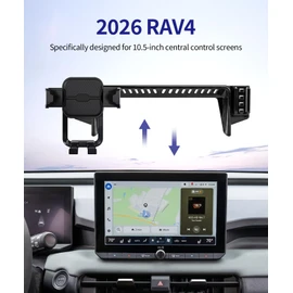 Auto Clamp Car Phone Holder for Toyota RAV4/Hybrid 2026, 10.5" Screen Clip