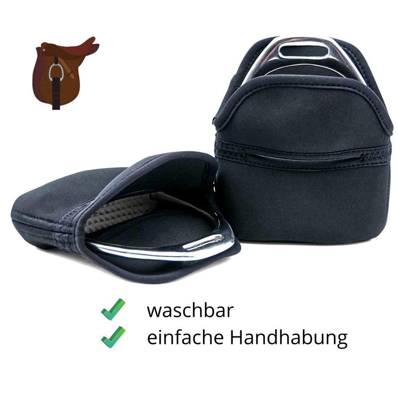 AMKA Stirrup Protector Neoprene Stirrup Cover Stirrup Protection 1 Pair