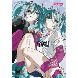 Yanoman 300 Piece Jigsaw Puzzle Hatsune Miku "CUTE & COOL" Limited Color (10.2 x 15.0 inches (26 x 38 cm)