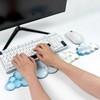 Ergonomic Gel Cloud Keyboard and Mouse Wrist Rest Set –