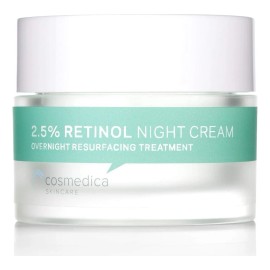 Crema Noche Retinol 2.5% Cosmedica Piel Sensible Libre Parabenos 50g