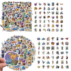 Sticker Set of 100 Stickers for Suitcase, Notebook, DIY, Decorative, Bicycle, Helmet, PC, Phone, Notebook, Moe Goods