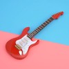Delicate 18 cm Mini Wooden Electric Guitar Model Ornaments Collection