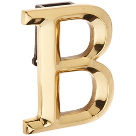 Monogram Letter B Door Knocker - Brass