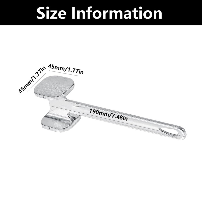 Meat Tenderizer, Versatile Meat Tenderisers, Aluminum Alloy Meat Hammer, Double