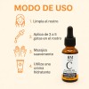 Sérum naranja + vitamina C 20 % y ácido hialurónico,