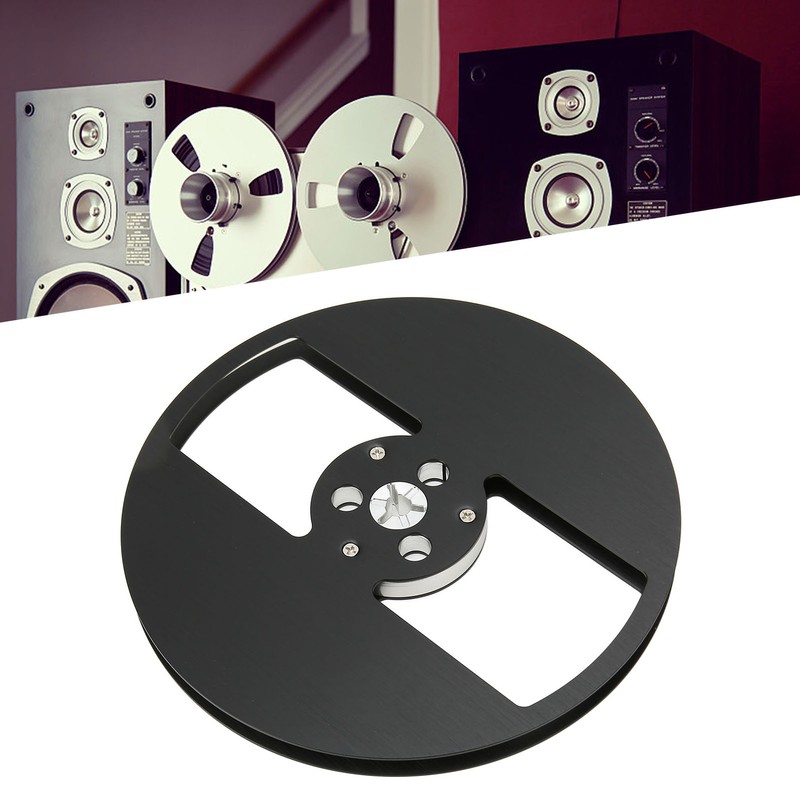 1/4 7 Inch Empty Reel Aluminum Alloy 2 Hole Opening