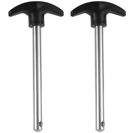 NQEUEPN 2pcs Weight Stack Pin, Pin Tensile 3/8 Inch Diameter 6 Inch Locking Space Weight Lifting Machine Pins Replacement Universal Selector Loading Pin for Home Gym Exercise Machine Accessories