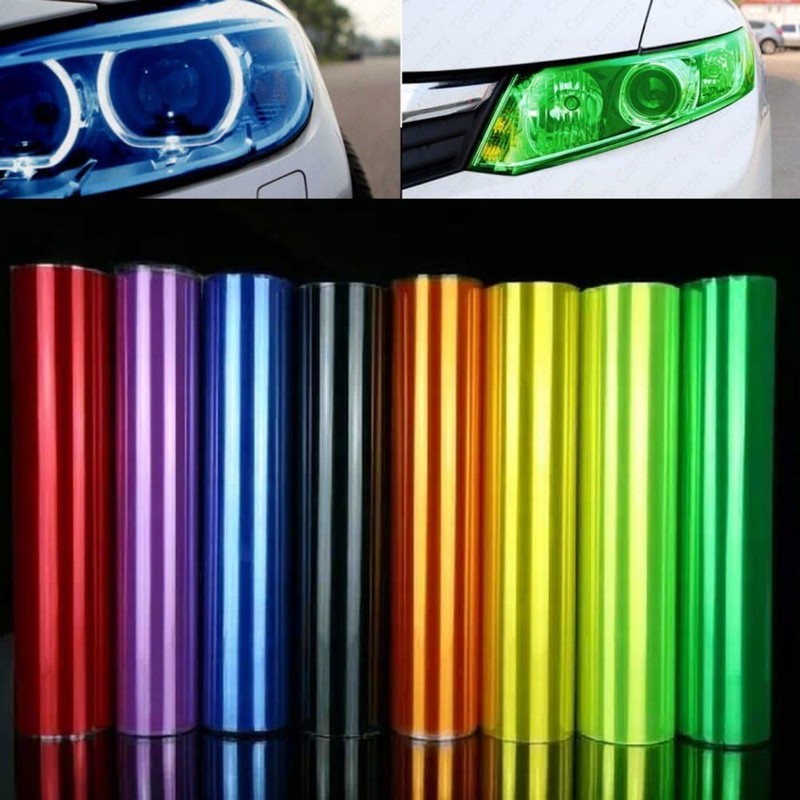 DIYAH 12 X 48 Inches Self Adhesive Headlight, Tail Lights,