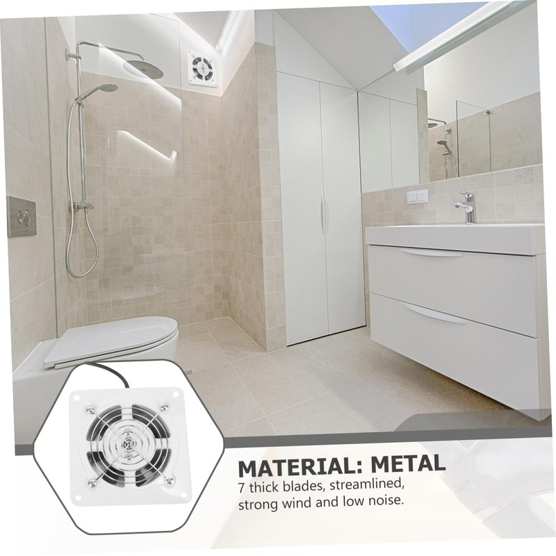 Mipcase Wall Mount Exhaust Fan for Kitchen and Bathroom Ventilation