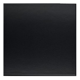 Tenedos 12x12 Black Porcelain Tile for Wall and Floor, Glazed Finish, Bathroom Shower, Kitchen Backsplash, Indoor Use (Exact Size 11-7/8 in) (1 Piece)