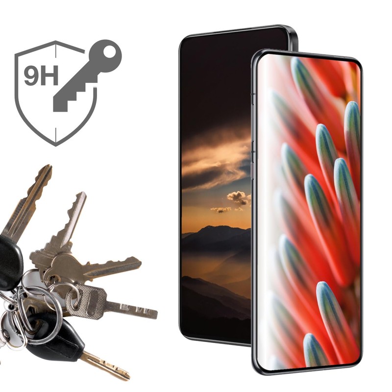 dipos I 2x Displayschutz 9H klar kompatibel mit O2 XDA