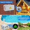 Hrensaw Medium Outdoor Electrical Box(10.6x5.5x4.5inch),Weatherproof Connection Box w/6 Cable Entry,IP54