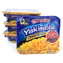Maruchan Yakisoba Cheddar, 3.96 Ounces (Pack of 4)