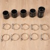 KUAFU Intercooler Pipe Kit Compatible with 2008-2010 Ford 6.4L Powerstroke