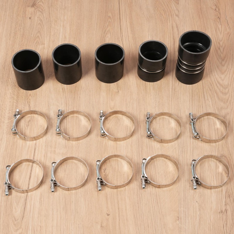 KUAFU Intercooler Pipe Kit Compatible with 2008-2010 Ford 6.4L Powerstroke