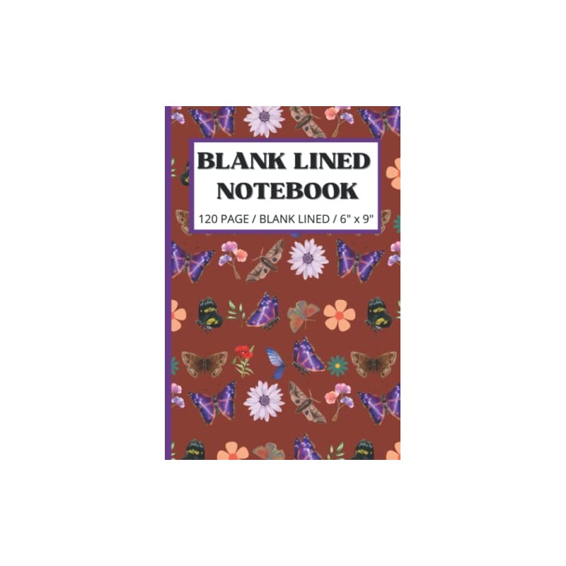ATLAS MOTH NOTEBOOK GIFTS: BLANK LINED JOURNAL