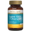 Herbs of Gold Lysine 1000 + Olive Leaf 100tabs Complex