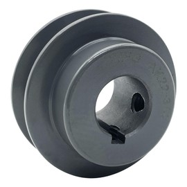 CMFG AK22-3/4 v Belt Pulley,2.2 inch OD, 3/4 Inch Bore,Cast Iron Material,AK Single Groove Motor Pulley for "4L" or "A" or "3L" Belts,AK22X3/4 Pulley