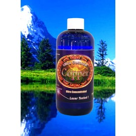 Silver Mountain Minerals Colloidal Copper Liquid Mineral Supplement 16 Oz. 100 PPM