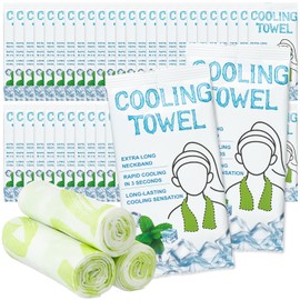25 Count Extra Large Disposable Cooling Towels for Sports & Outdoor