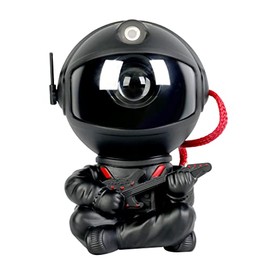 Galaxy Projection lamp, Astronaut Projection lamp, Starry Sky Projection lamp, Children's Night Light, Bedroom Projection lamp, Adult playroom, Ceiling, Room Decoration (Black)