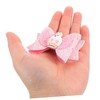 minkissy Easter Bunny Hair Clip Sequin Bow Hair Ties for