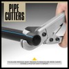 Pipe Cutters Tube Cutting 1/8"-1.35" PEX PVC PPR Tubing Safety