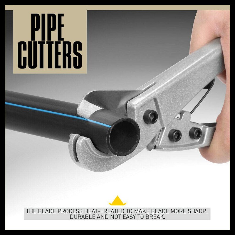 Pipe Cutters Tube Cutting 1/8"-1.35" PEX PVC PPR Tubing Safety
