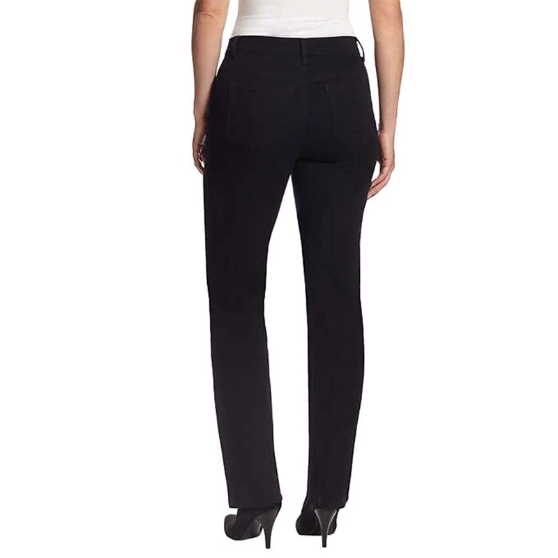 Gloria Vanderbilt womens Amanda Classic High Rise Tapered Jean, Black,